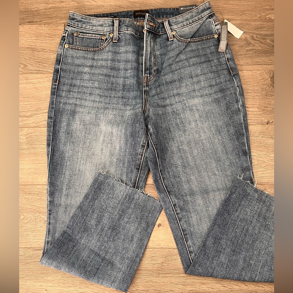 Talbots Modern Ankle Jean High-Waisted Size M NWT